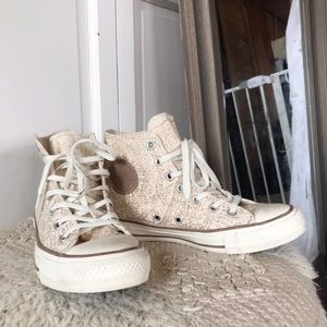 Boho Style Glitter Converse